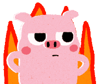 Angry Fire Sticker by Somebodylooks