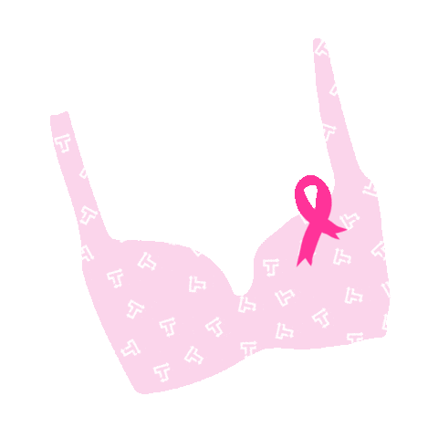 Breast Cancer Love Sticker by GoTrendier