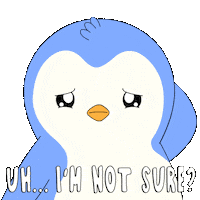 Confused Penguin Sticker by Pudgy Penguins