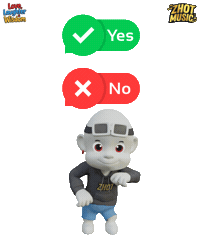 Decide Yes Or No Sticker by Zhot