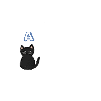 Cat Sticker by Carol Fernandes