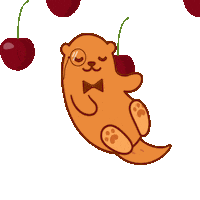 ChillOtterCo wine attitude cherry fancy Sticker