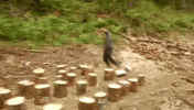 well lumberjack GIF