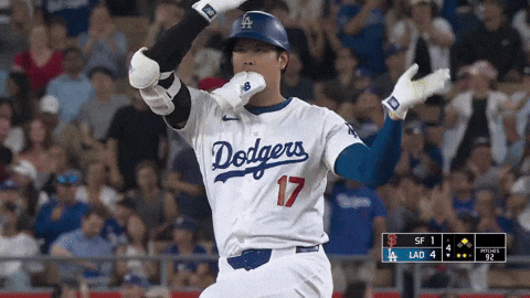 Celebrate Los Angeles Dodgers GIF by MLB