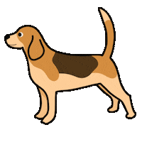 Happy Dog Sticker by Demic