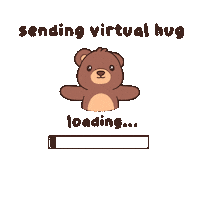 I Love You Teddy Sticker by BEARISH