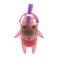 Happy Bubble Tea Sticker