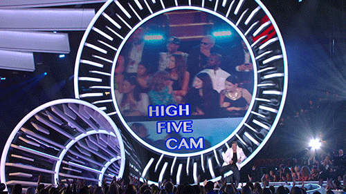 high five jimmy fallon GIF