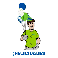 Fiesta Feliz Cumpleanos Sticker by Red Ambiental