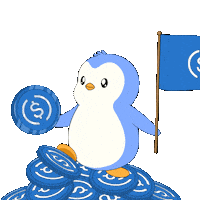 Money Crypto Sticker by Pudgy Penguins