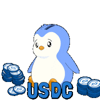 Money Invest Sticker by Pudgy Penguins