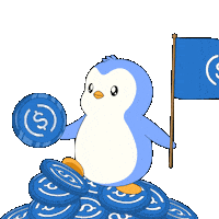 Money Crypto Sticker by Pudgy Penguins