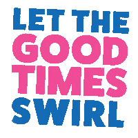 Good Times Swirl Sticker by 16 Handles