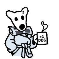 Good Morning Dog Sticker by $DOGS Community