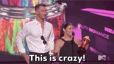 This Is Crazy Mtv Awards GIF by MTV Movie & TV Awards