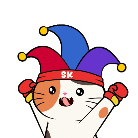 April Fools Cute Cat Sticker by Silly Kitties