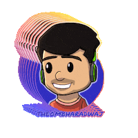 Instagram Headphones Sticker