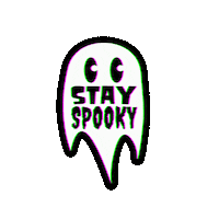 Halloween Stay Spooky Sticker by VAMP
