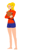 girl lol Sticker by NeverNotAwesome