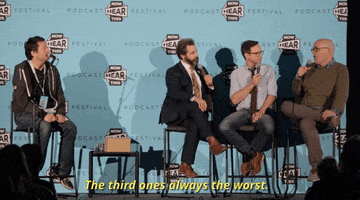 third is worst doug benson GIF by Now Hear This podcast Festival