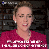 Kristen Stewart Friends GIF by PBS SoCal