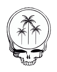 Grateful Dead Seaside Sticker by Aceatthebeach