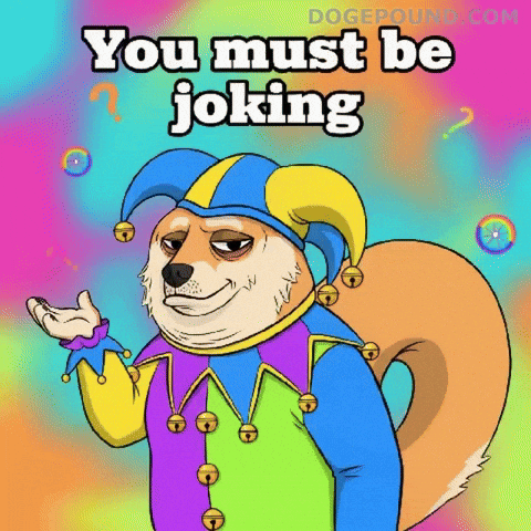 You Must Be Joking Shrug GIF by Doge Pound