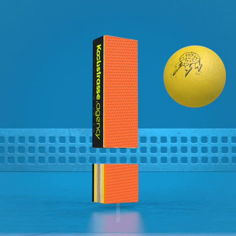 Ping Pong 3D GIF by Kochstrasse™