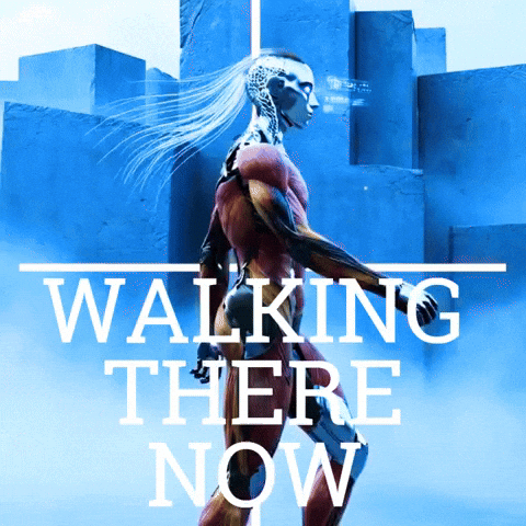 Walking There Now – Futuristic Cyborg Loop