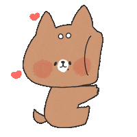 Dog Love Sticker by nanamin