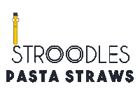 Drinking Straws Logo Sticker by Stroodles
