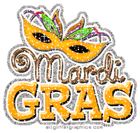 Mardi Gras Sticker