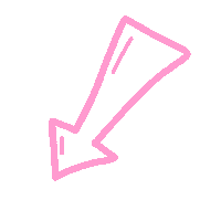 Pink Arrow Sticker