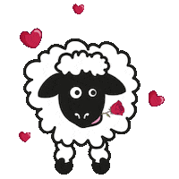 Sheep Love Sticker by Werksviertel-Mitte