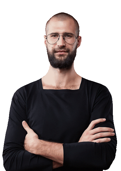 Man Smile Sticker