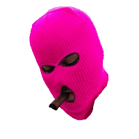 levenkhandj uptempo frenchcore balaclava sigar Sticker