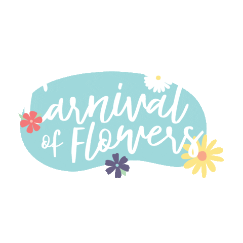 Queens Park Flowers Sticker by Black Canvas Graphic Design