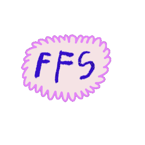 Ffs Sticker by E MERLIN MURRAY
