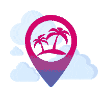 Palm Tree Travel Sticker by MWR Life