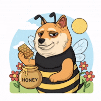 Shiba Inu Illustration GIF by Doge Pound