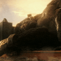 GodzillaVsKong tired sleep nap kong GIF