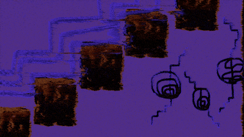 CYAN_SPACE art what cool glitch GIF