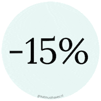 Sale 15Off Sticker by Great Musthaves