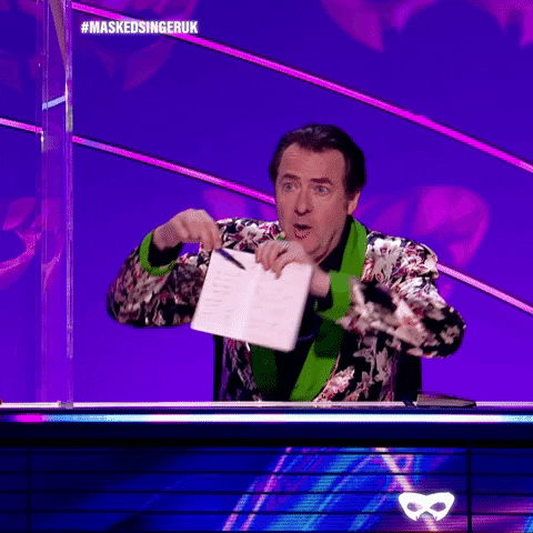 Jonathan Ross GIF by The Masked Singer UK