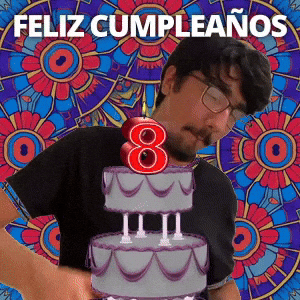 ¡Feliz 8.º cumpleaños!