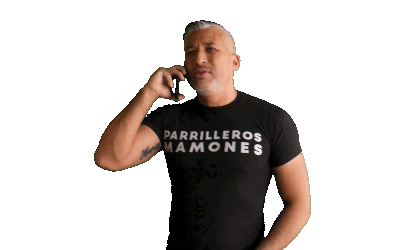 Phone Talking Sticker by Los Parrilleros Mamones Oficial
