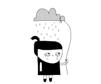 depressed illustration GIF by CsaK