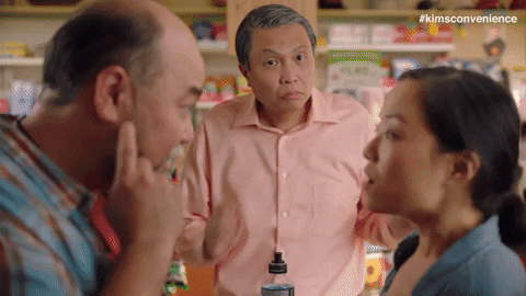 listen are you listening GIF by Kim's Convenience