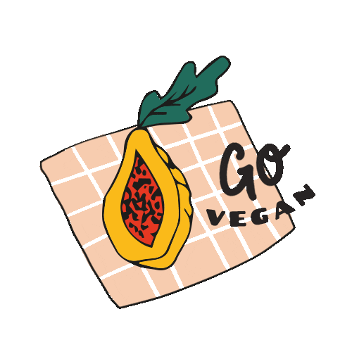 adrianagoram giphyupload vegan veganism go vegan Sticker