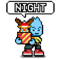 Sad Good Night Sticker by WORLD WIDE WADE